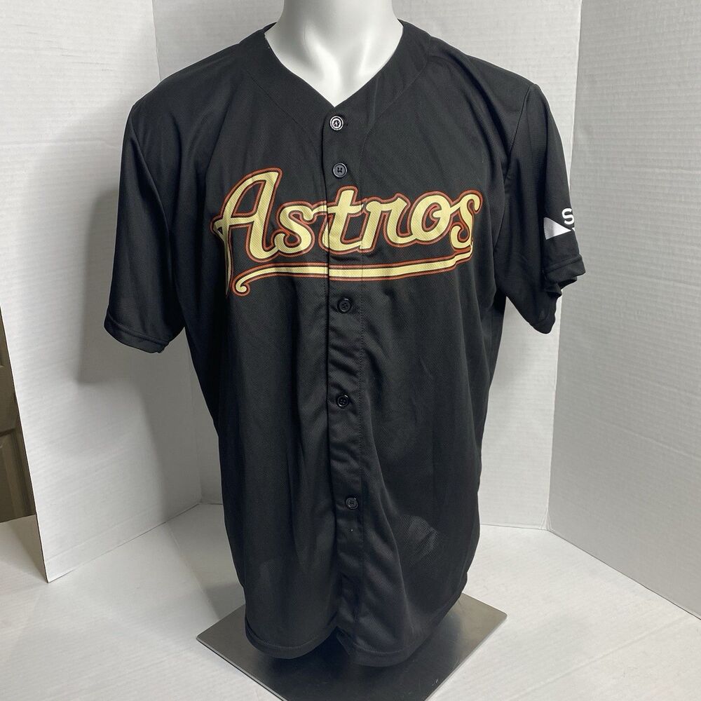 Houston Astros Yordan Alvarez #44 Black  2000s Style SGA 5/31/2024 Jersey XL